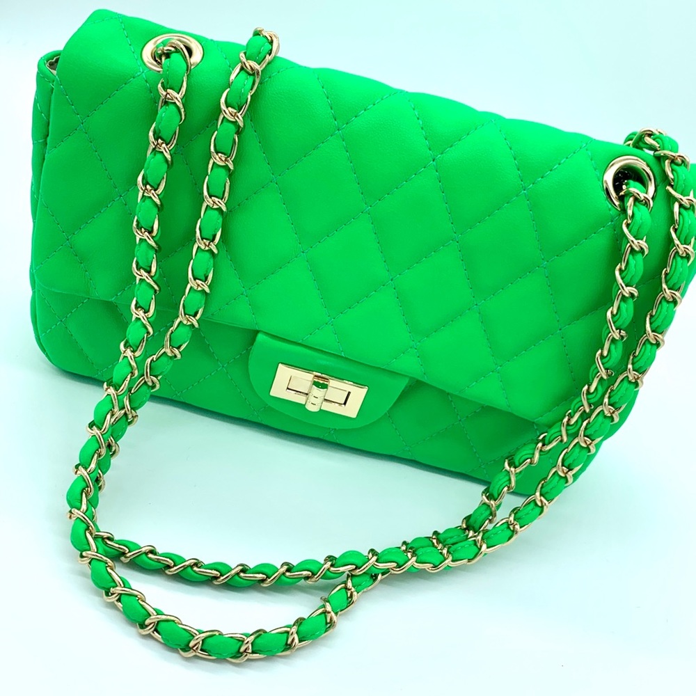 Diamond Quilted Handbag